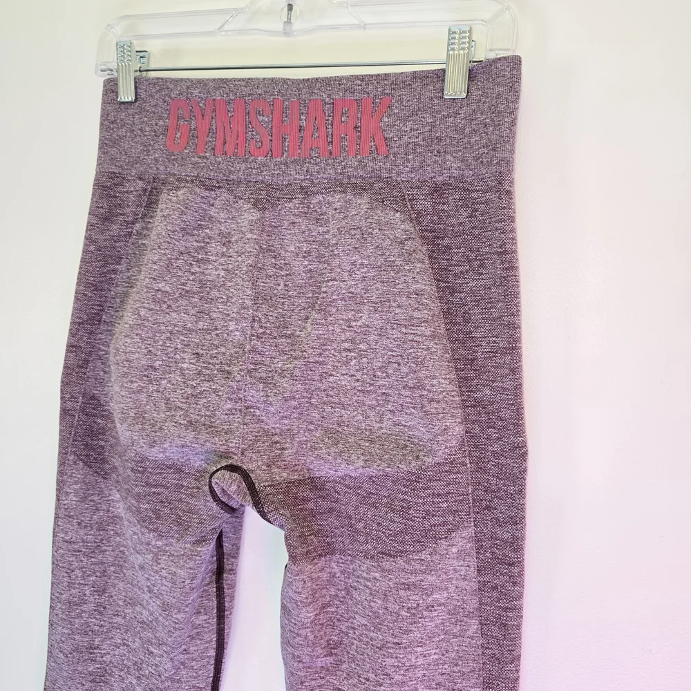 Gymshark Heathered Pink Leggings Size Xl Womens Buttlifting seamless - Picture 7 of 8